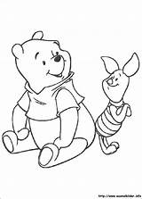 Winnie Puuh Pooh Piglet Colouring Colorear sketch template
