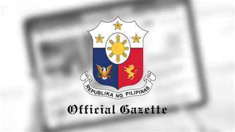 official gazette   philippines   inquirer news