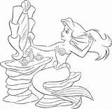 Sirenita Colorear Colouring Princesas Mermaid Tuning Libro Imagui sketch template