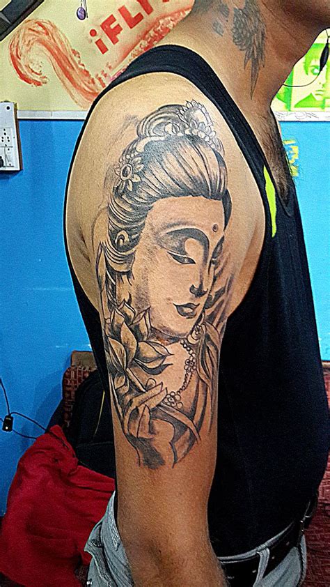buddha tattoo sleeve by pranay shah religious tattoos