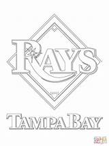 Rays Coloring Pages Tampa Bay Baseball Logo Mlb Sport Printable Buccaneers Dingo Ray Print Color Getcolorings Supercoloring Getdrawings Colorings Click sketch template