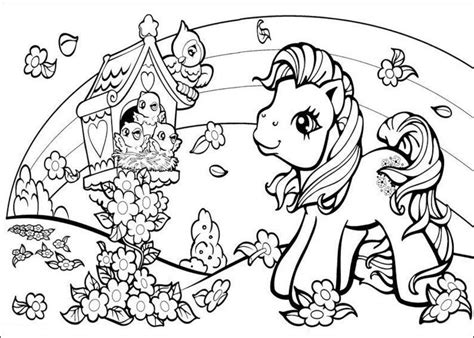 pony page  kids   adults coloring home