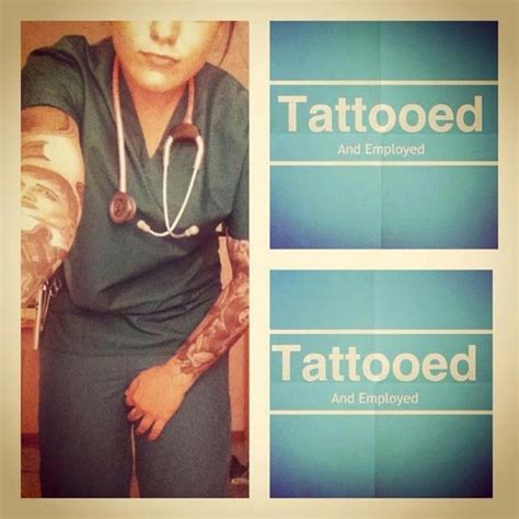 This Tattooed Nurse Might Save Your Life Some Day Life Tattoos