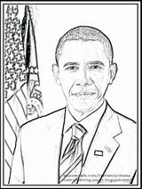 Obama Coloring Barack Pages Michelle Cartoon Drawing Color President Sheet Coloriages Presidential Getdrawings Kids Print Paintingvalley Colorings sketch template