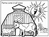 Coloring Farm Pages Printable Animal House Barnyard Animals Ffa Print Ranch Scenes Drawing Farms Kids Cow Agriculture Color Colouring Sheets sketch template