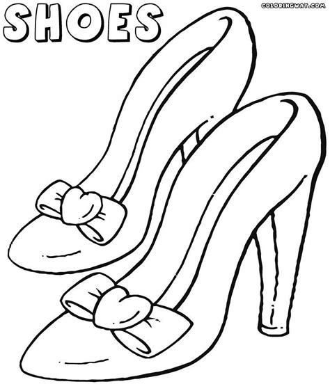shoe coloring page shoes coloring pages coloring pages
