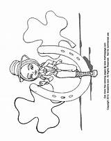 Coloring Pages St Printable Patricks Library Patrick Clipart Popular Clip sketch template