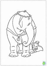 Dinokids Dumbo Coloringdisney sketch template