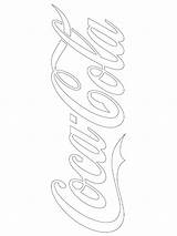Cola Coca Colouring sketch template