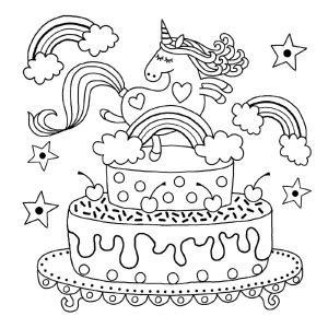 fairy unicorn coloring pages printable  coloring