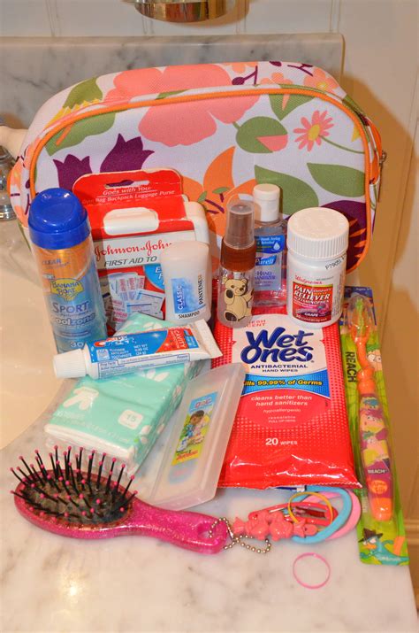 pre pack  childs toiletry kit trips  tykes
