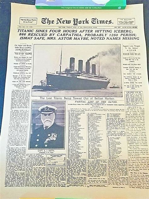 york times history poster titanic shipwreck newspaper retro
