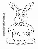 Coloring Easter Bunny Pages Clipart Hop Footprint Crafts Egg Craft Rabbit Kids Colouring Webstockreview Checked Use Available Template Popular Cartoon sketch template