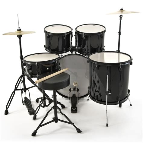bdk  full size starter drum kit  gearmusic black  stock