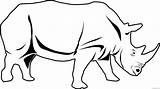 Rhino Coloring4free Coloring Printable Pages Related Posts sketch template