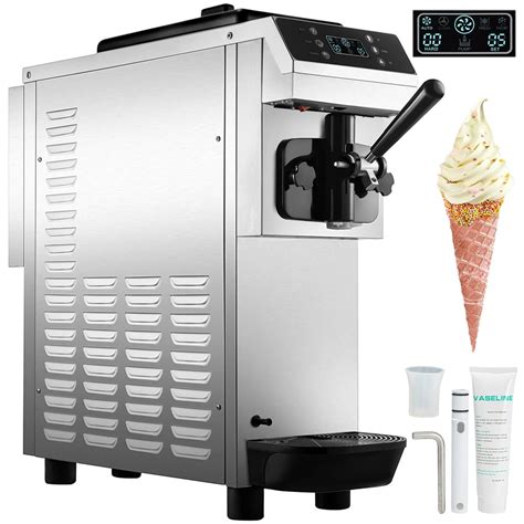 vevor commercial soft ice cream machine  lh  galh ice cream machine single flavor