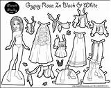 Marisole Paper Monday Dolls Gypsy Coloring Doll Rose Printable Print Color Pages Marisol Sheets Paperthinpersonas Kids Click Series Steampunk Girl sketch template