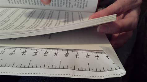 printable book folding ruler printable ruler actual size