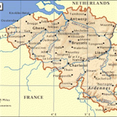 europe belgium general reference map