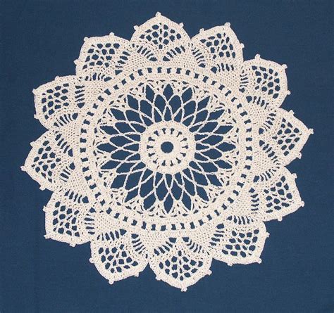 crochet doily  pattern crochetknitdoily pinterest
