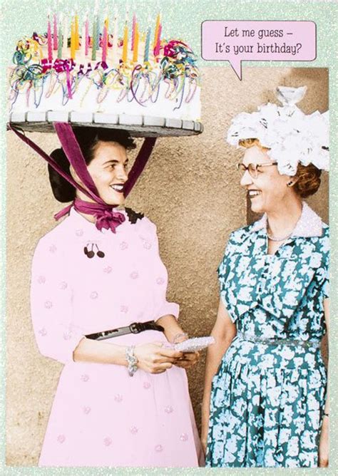 Cake Hat Lady Humor Funny Birthday Cards Papyrus