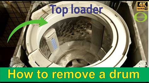 remove  drum   top loader washing machine step  step