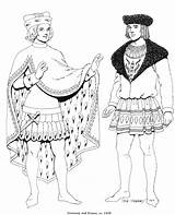 Kleidung Duitsland Uit Ausmalbilder Barock 1420 Rokoko sketch template