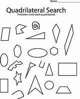 Quadrilateral Quadrilaterals Teaching sketch template