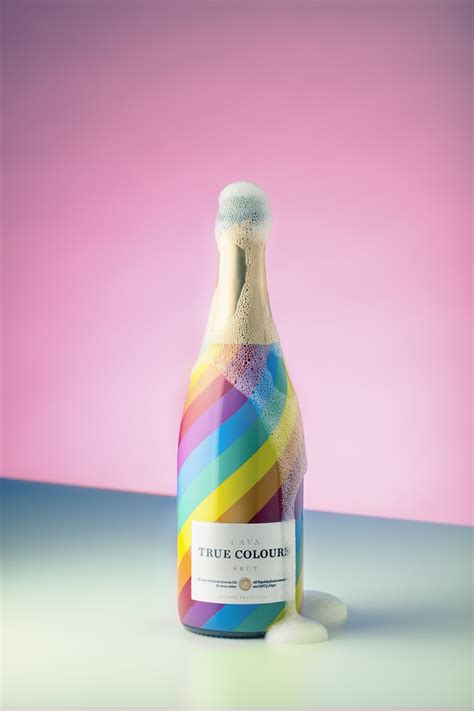true colours cava on packaging of the world creative