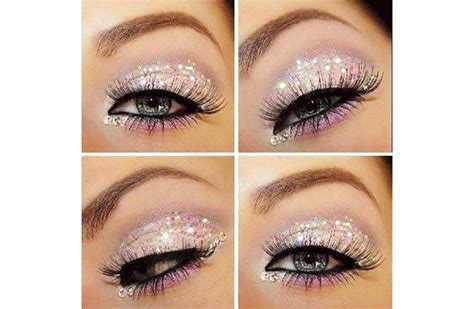 wear glitter eye makeup