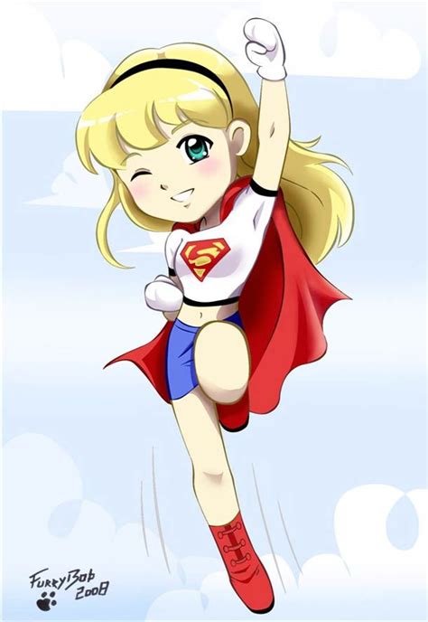 supergirl is super cute 19 superbes illustrations de la blonde volante supergirl