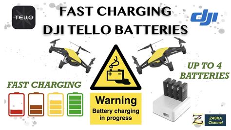 charging dji tello batteries fast fastest   charge dji tello batteries youtube