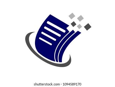 paper logo vector eps