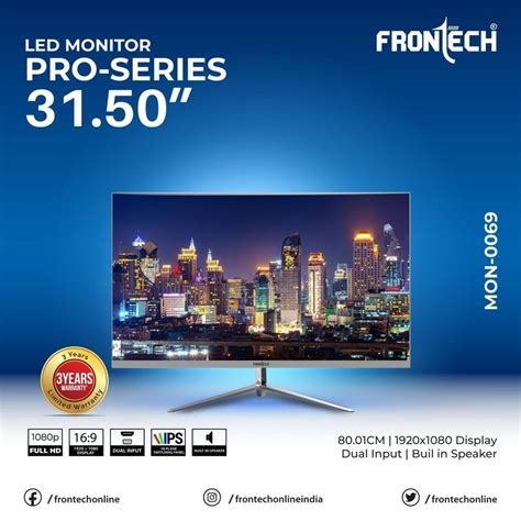 frontech pro series led monitor ips  rs   surat
