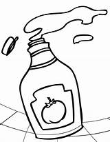 Ketchup Colorir Aberto Shopkin Clip sketch template