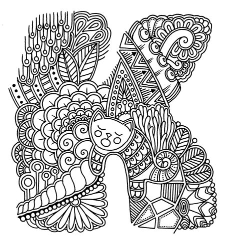 cute coloring pages colouring alphabet frames lettering words