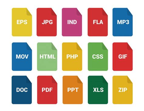 file formats icons   icons svg eps psd png files