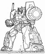 Optimus Transformers Transformer Mewarnai sketch template