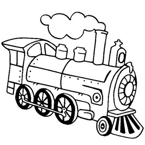 locomotive  steam train coloring page netart