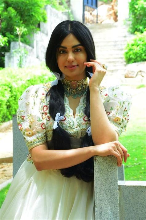 Beautiful Actress Adah Sharma Photos In White Dress