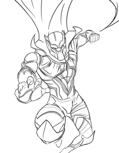 marvel black panther coloring pages srp