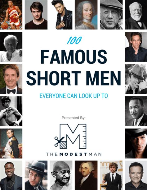 famous short men  height