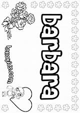 Coloring Barbara Hellokids sketch template