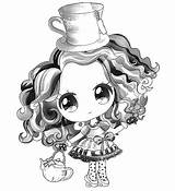 Madeline Hatter Tudodesenhos sketch template