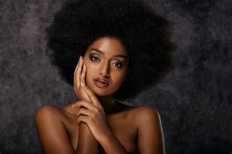 Premium Photo Beautiful Afro Woman