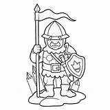 Middeleeuwen Kleurplaat Soldaat Soldat Soldaten Ausmalbilder Kleurplaten Letzte sketch template