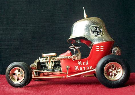 vintage red baron tom daniel monogram model car kit