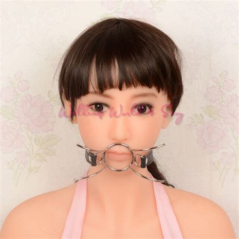 Spider X Style Flirting Oral Fixation Mouth Gag Stainless Steel Pu