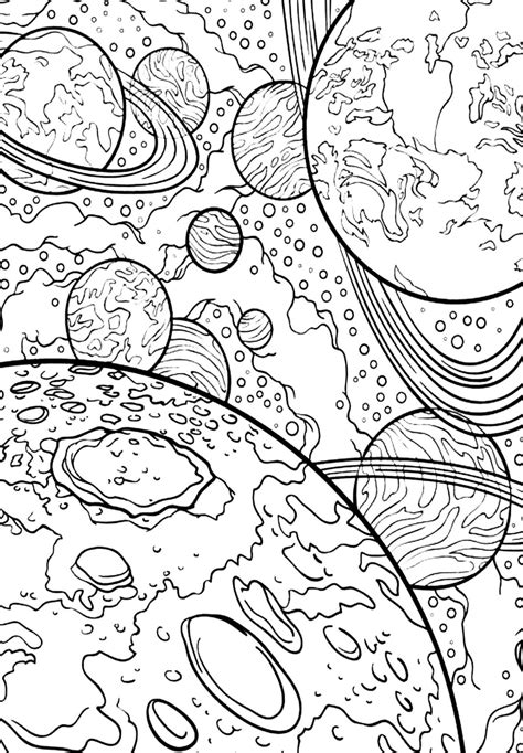 planets printable coloring pages