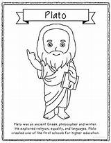 Plato Philosophy sketch template